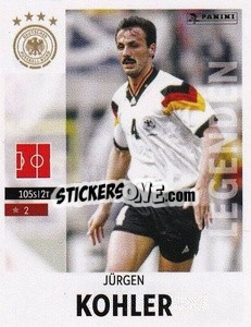 Cromo Jürgen Kohler - Deutschland 2024 & die Bestern aus Europa
 n. 5 - Panini