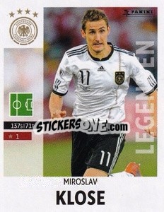 Sticker Miroslav Klose - Deutschland 2024 & die Bestern aus Europa
 n. 14 - Panini