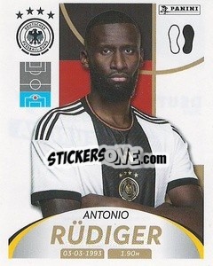 Sticker Antonio Rüdiger - Deutschland 2024 & die Bestern aus Europa
 n. 24 - Panini