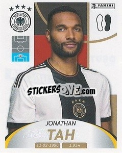 Sticker Jonathan Tah - Deutschland 2024 & die Bestern aus Europa
 n. 26 - Panini