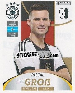 Sticker Pascal Groß - Deutschland 2024 & die Bestern aus Europa
 n. 31 - Panini