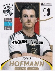 Sticker Jonas Hofmann - Deutschland 2024 & die Bestern aus Europa
 n. 34 - Panini