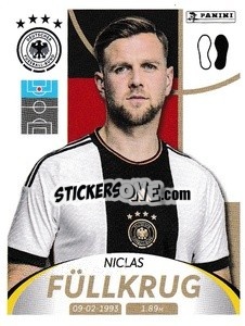 Sticker Niclas Füllkrug - Deutschland 2024 & die Bestern aus Europa
 n. 40 - Panini