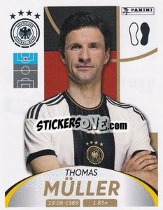 Sticker Thomas Müller - Deutschland 2024 & die Bestern aus Europa
 n. 42 - Panini