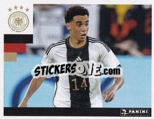 Sticker Jamal Musiala - Deutschland 2024 & die Bestern aus Europa
 n. 147 - Panini