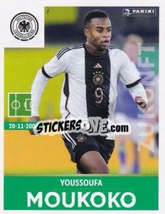 Sticker Youssoufa Moukoko - Deutschland 2024 & die Bestern aus Europa
 n. 182 - Panini