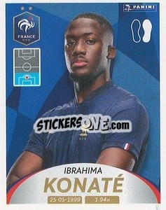 Sticker Ibrahima Konaté - Deutschland 2024 & die Bestern aus Europa
 n. 190 - Panini