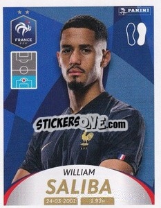 Sticker William Saliba - Deutschland 2024 & die Bestern aus Europa
 n. 193 - Panini
