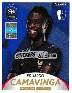 Sticker Eduardo Camavinga - Deutschland 2024 & die Bestern aus Europa
 n. 196 - Panini