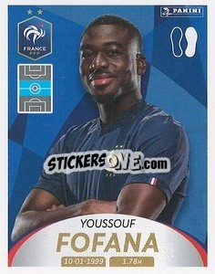 Sticker Youssouf Fofana - Deutschland 2024 & die Bestern aus Europa
 n. 197 - Panini