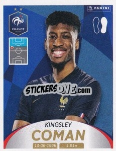 Sticker Kingsley Coman - Deutschland 2024 & die Bestern aus Europa
 n. 203 - Panini
