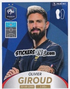 Sticker Olivier Giroud - Deutschland 2024 & die Bestern aus Europa
 n. 205 - Panini