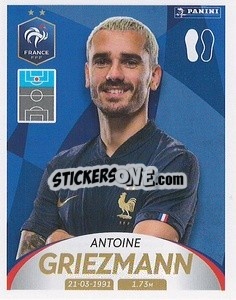 Sticker Antoine Griezmann - Deutschland 2024 & die Bestern aus Europa
 n. 206 - Panini