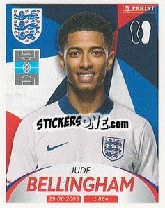 Sticker Jude Bellingham - Deutschland 2024 & die Bestern aus Europa
 n. 222 - Panini
