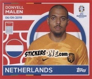 Sticker Donyell Malen - UEFA Euro 2024. Swiss Edition n. NED16 - Panini