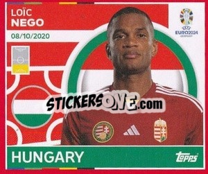 Sticker Loic Nego - UEFA Euro 2024. Swiss Edition n. HUN10 - Panini
