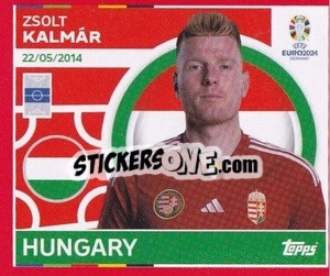 Sticker Zsolt Kalmár - UEFA Euro 2024. Swiss Edition n. HUN13 - Panini