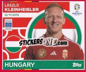 Sticker László Kleinheisler - UEFA Euro 2024. Swiss Edition n. HUN16 - Panini