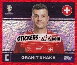 Sticker Granit Xhaka - UEFA Euro 2024. Swiss Edition n. SUI2 - Panini