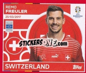 Sticker Remo Freuler - UEFA Euro 2024. Swiss Edition n. SUI13 - Panini