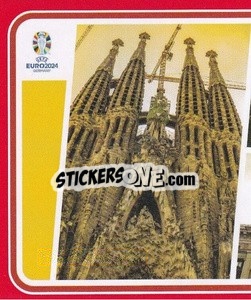 Sticker Spain Landmark - UEFA Euro 2024. Swiss Edition n. ESP-P1 - Panini