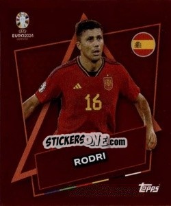 Sticker Rodri - UEFA Euro 2024. Swiss Edition n. ESP-SP - Panini