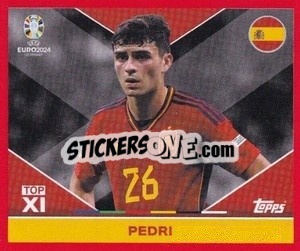 Sticker Pedri - UEFA Euro 2024. Swiss Edition n. ESP-TOP2 - Panini