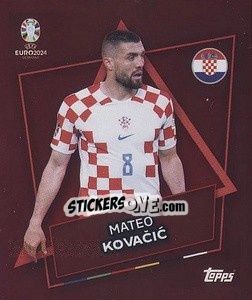 Sticker Mateo Kovačić - UEFA Euro 2024. Swiss Edition n. CRO-SP - Panini