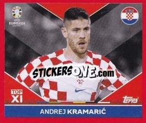 Sticker Andrej Kramarić - UEFA Euro 2024. Swiss Edition n. CRO-TOP1 - Panini