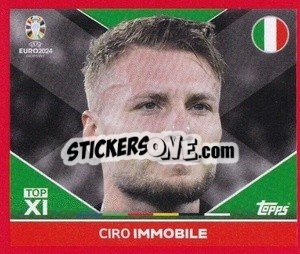 Sticker Ciro Immobile - UEFA Euro 2024. Swiss Edition n. ITA-TOP1 - Panini