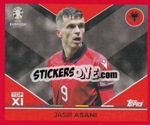 Sticker Jasir Asani - UEFA Euro 2024. Swiss Edition n. ALB-TOP1 - Panini