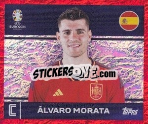 Sticker Álvaro Morata - UEFA Euro 2024. Swiss Edition n. ESP2 - Panini