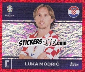 Sticker Luka Modrić - UEFA Euro 2024. Swiss Edition n. CRO2 - Panini