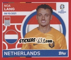 Sticker Noa Lang - UEFA Euro 2024. Swiss Edition n. NED19 - Panini