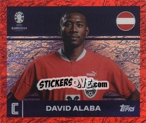 Sticker David Alaba - UEFA Euro 2024. Swiss Edition n. AUT2 - Panini