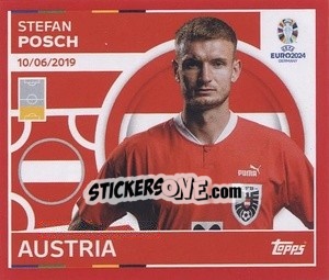 Sticker Stefan Posch - UEFA Euro 2024. Swiss Edition n. AUT5 - Panini