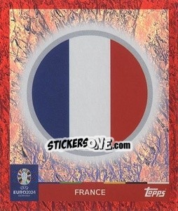 Sticker Emblem - UEFA Euro 2024. Swiss Edition n. FRA1 - Panini