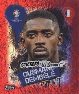 Sticker Ousmane Dembélé - UEFA Euro 2024. Swiss Edition n. FRA3 - Panini