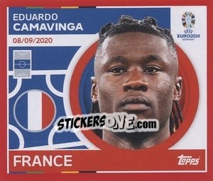 Sticker Eduardo Camavinga - UEFA Euro 2024. Swiss Edition n. FRA13 - Panini
