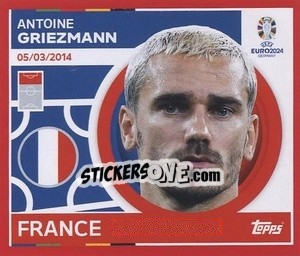 Sticker Antoine Griezmann - UEFA Euro 2024. Swiss Edition n. FRA20 - Panini