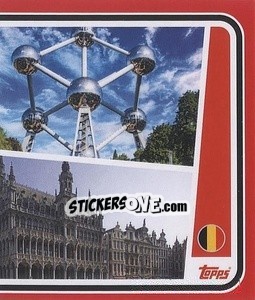 Sticker Belgium Landmark - UEFA Euro 2024. Swiss Edition n. BEL-P2 - Panini