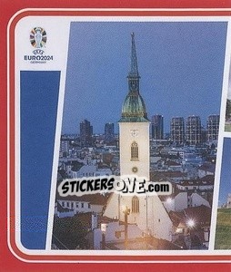 Sticker Slovakia Landmark - UEFA Euro 2024. Swiss Edition n. SVK-P1 - Panini