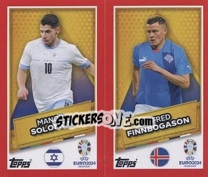 Sticker Manor Solomon / Alfred Finnbogason - UEFA Euro 2024. Swiss Edition n. ISR-ICE-SP - Panini