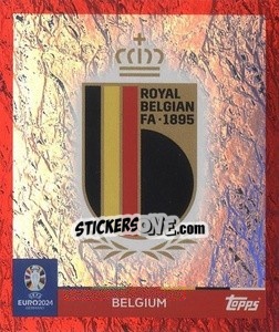 Sticker Emblem - UEFA Euro 2024. Swiss Edition n. BEL1 - Panini