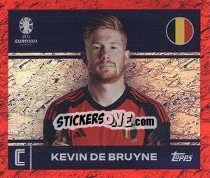 Sticker Kevin De Bruyne - UEFA Euro 2024. Swiss Edition n. BEL2 - Panini