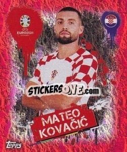 Sticker Mateo Kovačić - UEFA Euro 2024. Swiss Edition n. CRO3 - Panini