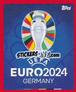 Sticker UEFA Euro 2024 Logo - UEFA Euro 2024. Swiss Edition n. UEFA1 - Panini