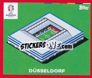 Sticker Düsseldorf - UEFA Euro 2024. Swiss Edition n. EURO4 - Panini