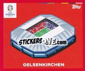 Sticker Gelsenkirchen - UEFA Euro 2024. Swiss Edition n. EURO6 - Panini