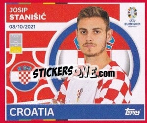 Sticker Josip Stanišić - UEFA Euro 2024. Swiss Edition n. CRO5 - Panini